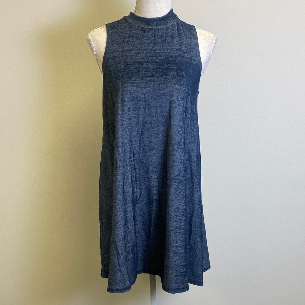 Want and Need Sleeveless Navy Mini Dress